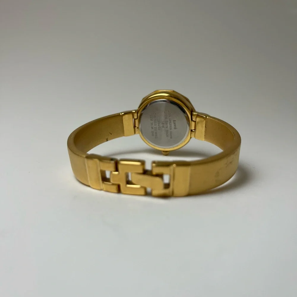Anne Klein Ladies Gold analog watch with Classic Design and Minimalist Style